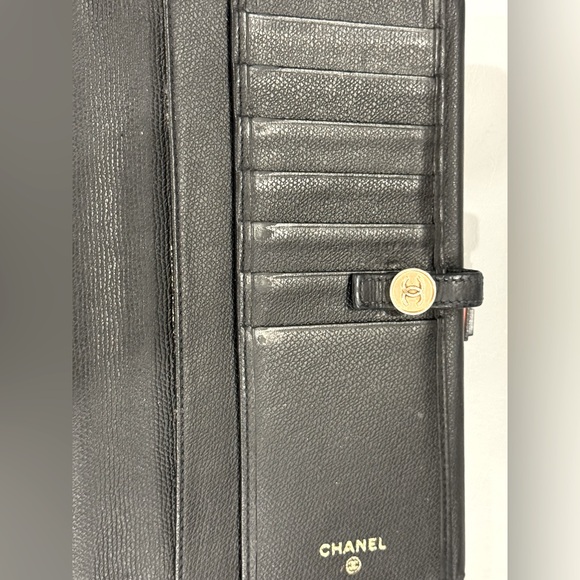 Chanel Interlocking CC Flap Logo Bifold Long Wallet - Picture 6 of 10